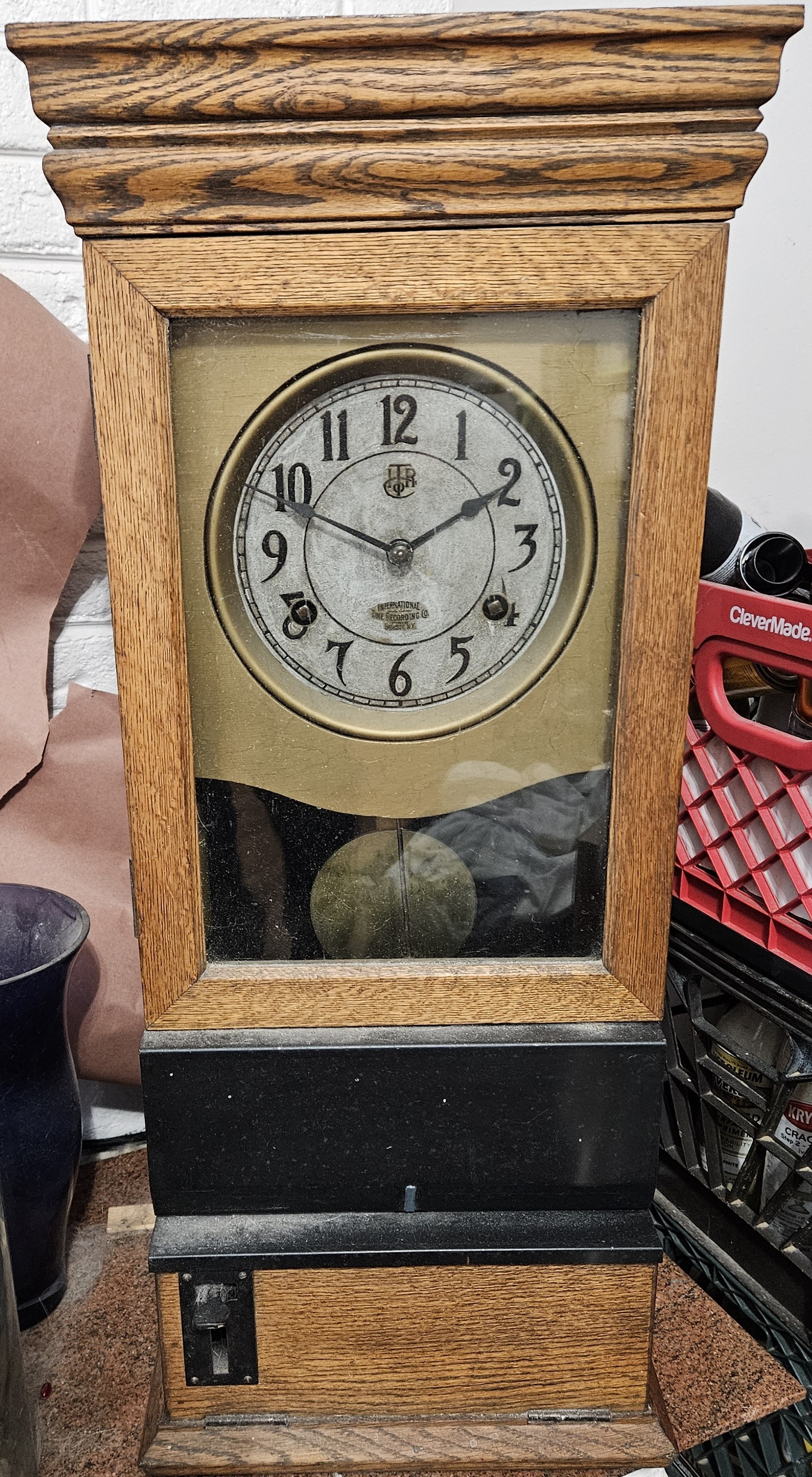 International Time Recording Co. business clock made in 1907